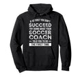 Soccer Coach Gift Funny Thank You Hoodie - Fun Novelty Design Men Women