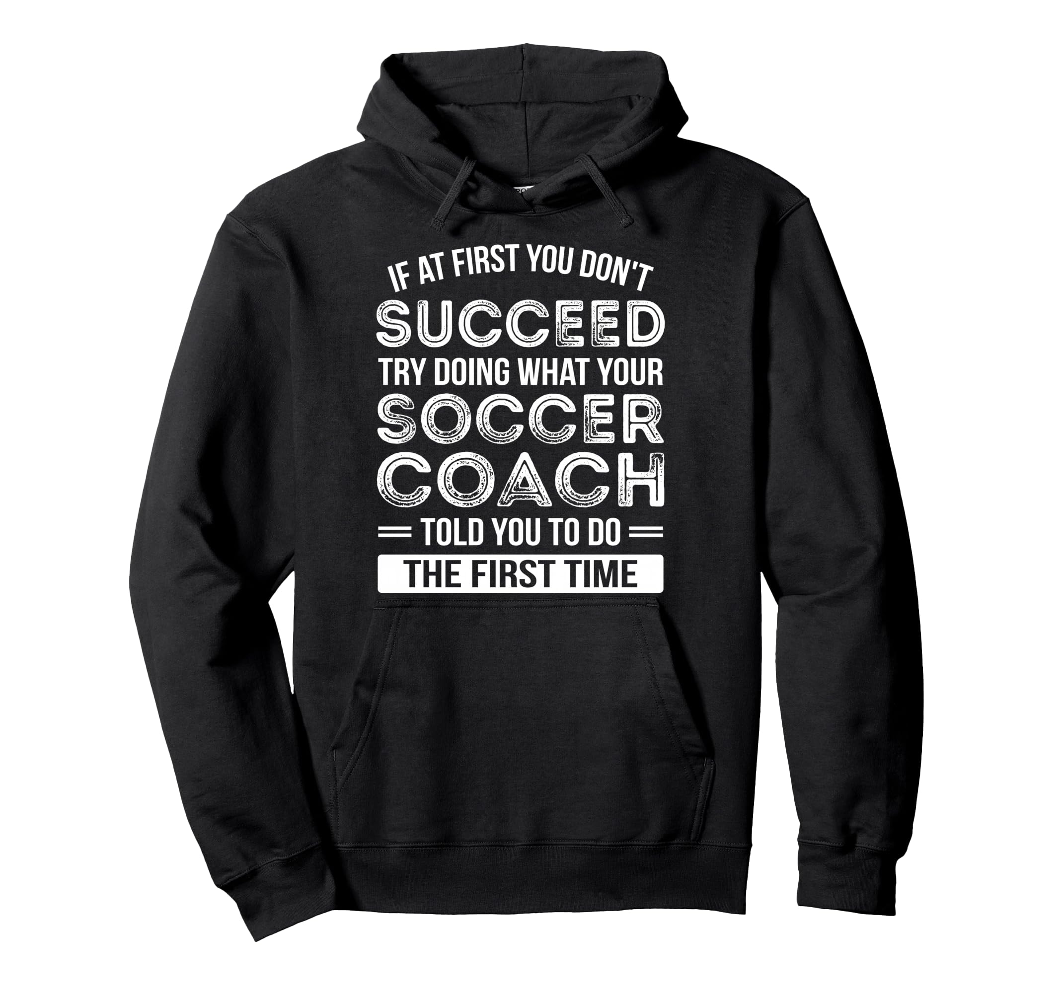 Soccer Coach Gift Funny Thank You Hoodie - Fun Novelty Design Men Women