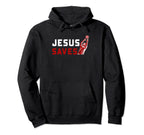 Jesus Saves Soccer Funny Soccer Goalie Hoodie - Fun Novelty Design Unisex
