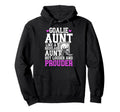 Hockey Goalie Aunt Definition Hockey Hoodie - Novelty Apparel for Adults