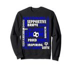 Soccer Mom Traits Best Words Sweatshirt - Novelty Apparel for Adults