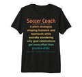 Funny Soccer Coach Tri Blend T-Shirt - Fun Novelty Design for Adults