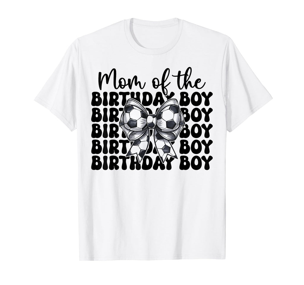 Soccer Mom Soccer Mama Coquette Bow T-Shirt - Unique Graphic for Adults