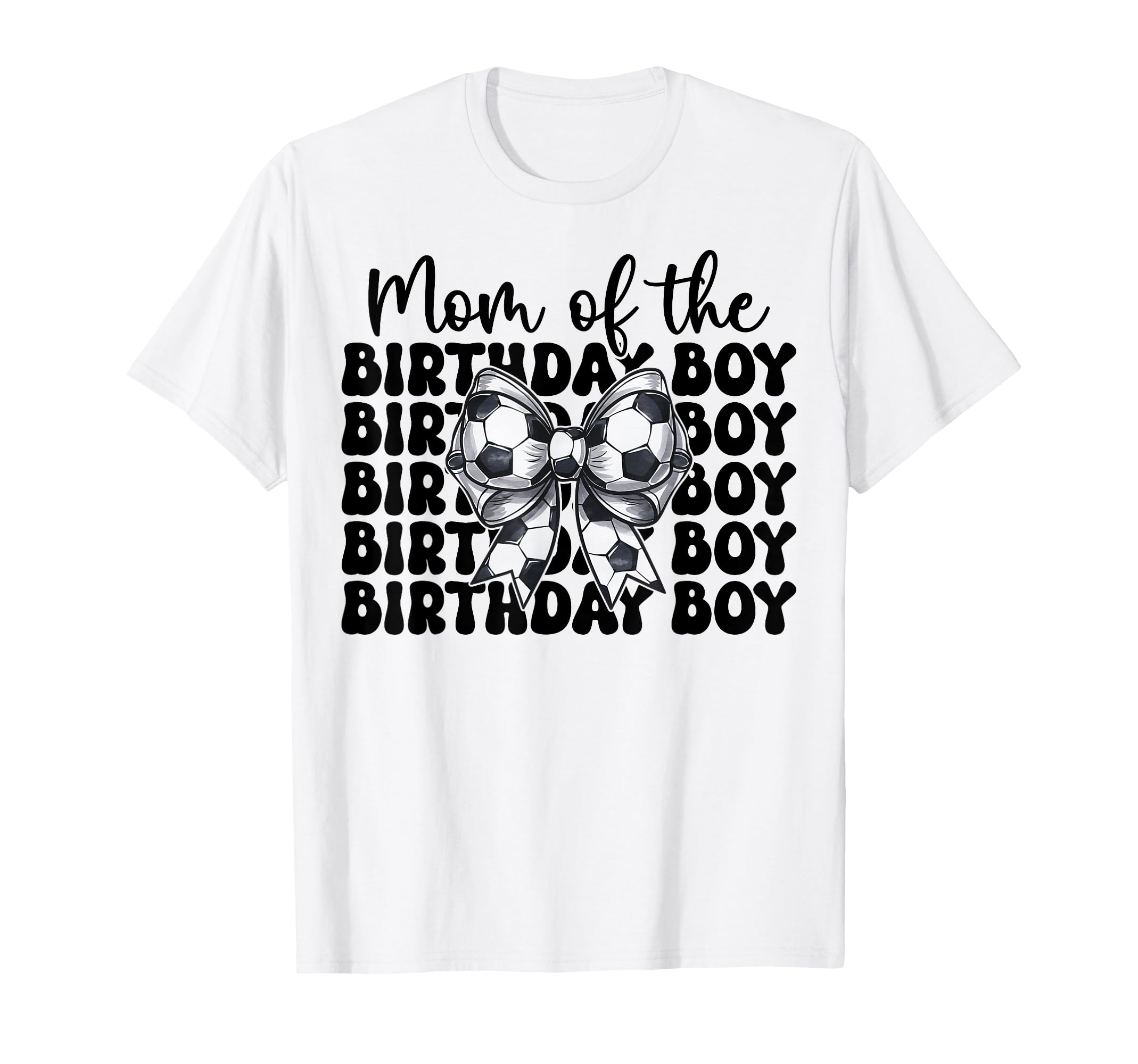 Soccer Mom Soccer Mama Coquette Bow T-Shirt - Unique Graphic for Adults