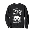 Mom Life Womens Soccer Sport Game Sweatshirt - Minimalist Print Unisex