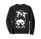 Mom Life Womens Soccer Sport Game Sweatshirt - Minimalist Print Unisex