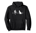Cat Lover Soccer Player Coach Cat Hoodie - Minimalist Print Men Women