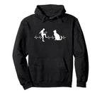 Cat Lover Soccer Player Coach Cat Hoodie - Minimalist Print Men Women