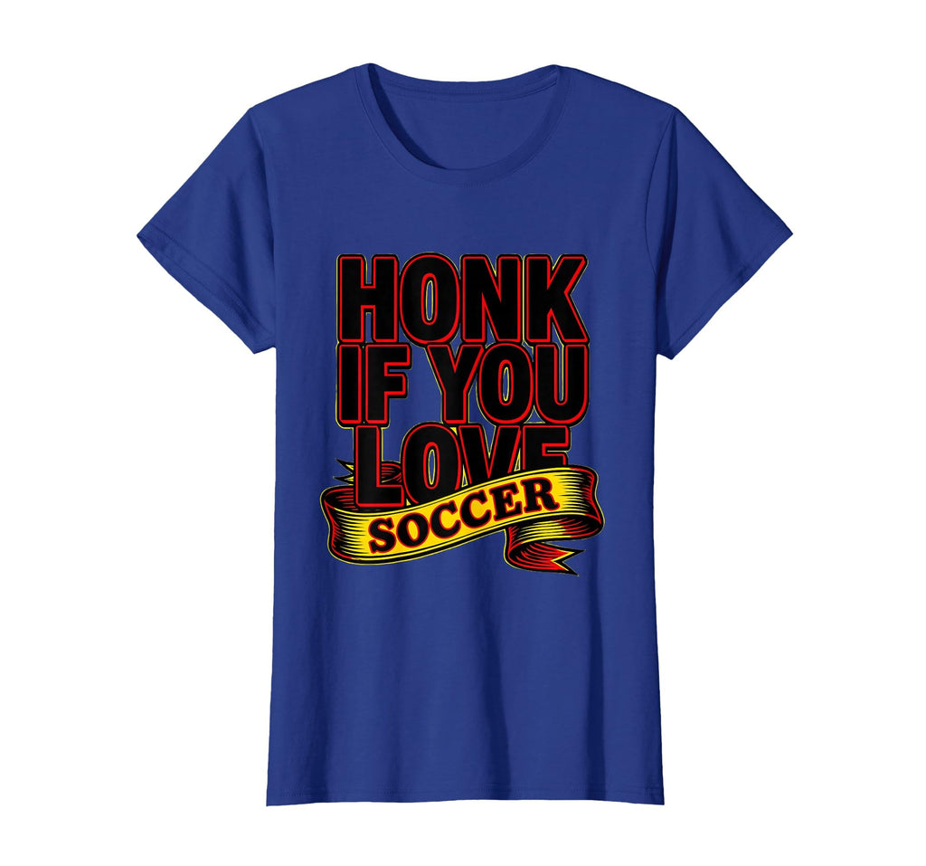 Honk If You Love Soccer Dad T-Shirt - Minimalist Print Men Women