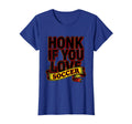 Honk If You Love Soccer Dad T-Shirt - Minimalist Print Men Women