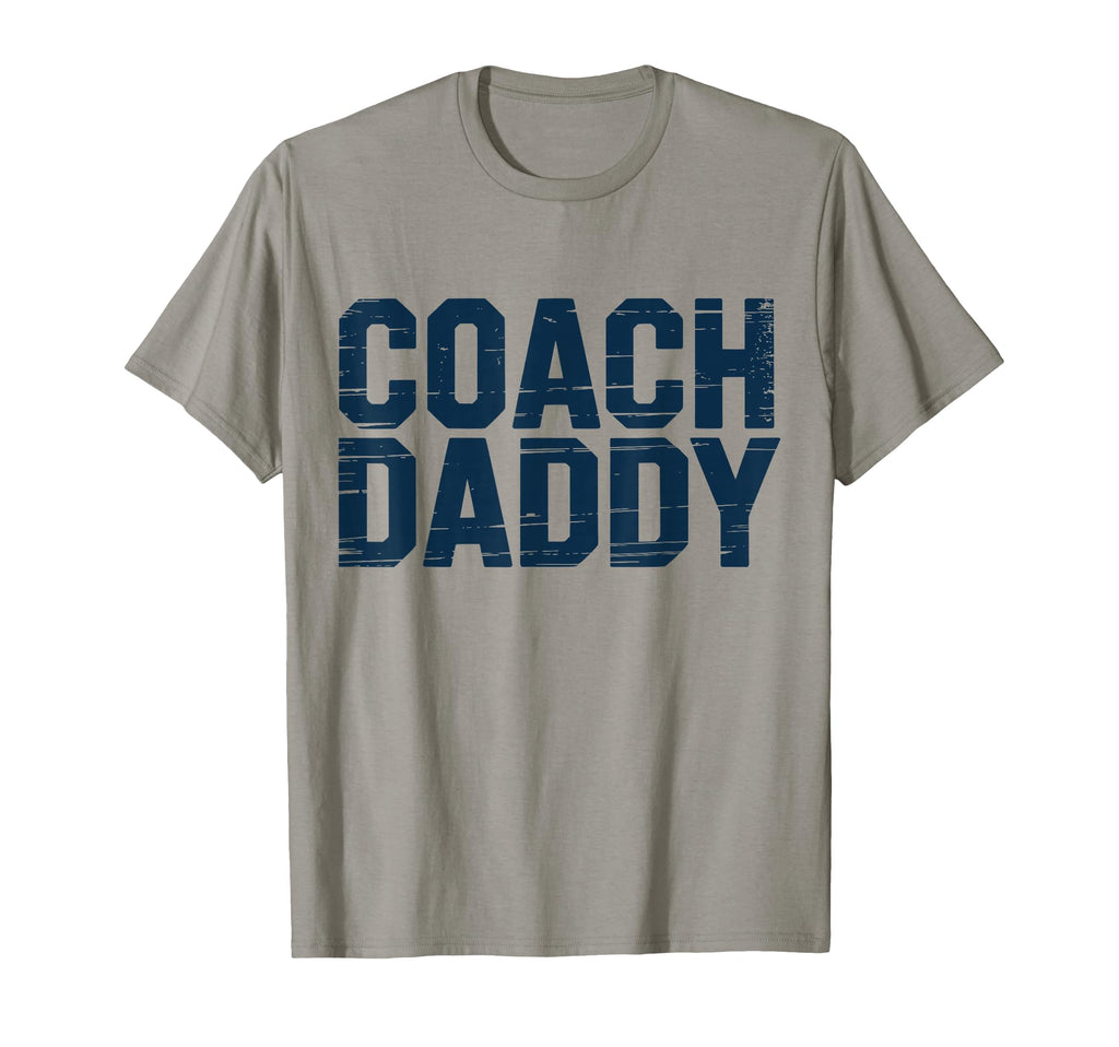 Coach Daddy Best Coach Dad Funny Sports T-Shirt - Novelty Apparel Unisex