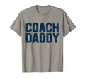 Coach Daddy Best Coach Dad Funny Sports T-Shirt - Novelty Apparel Unisex