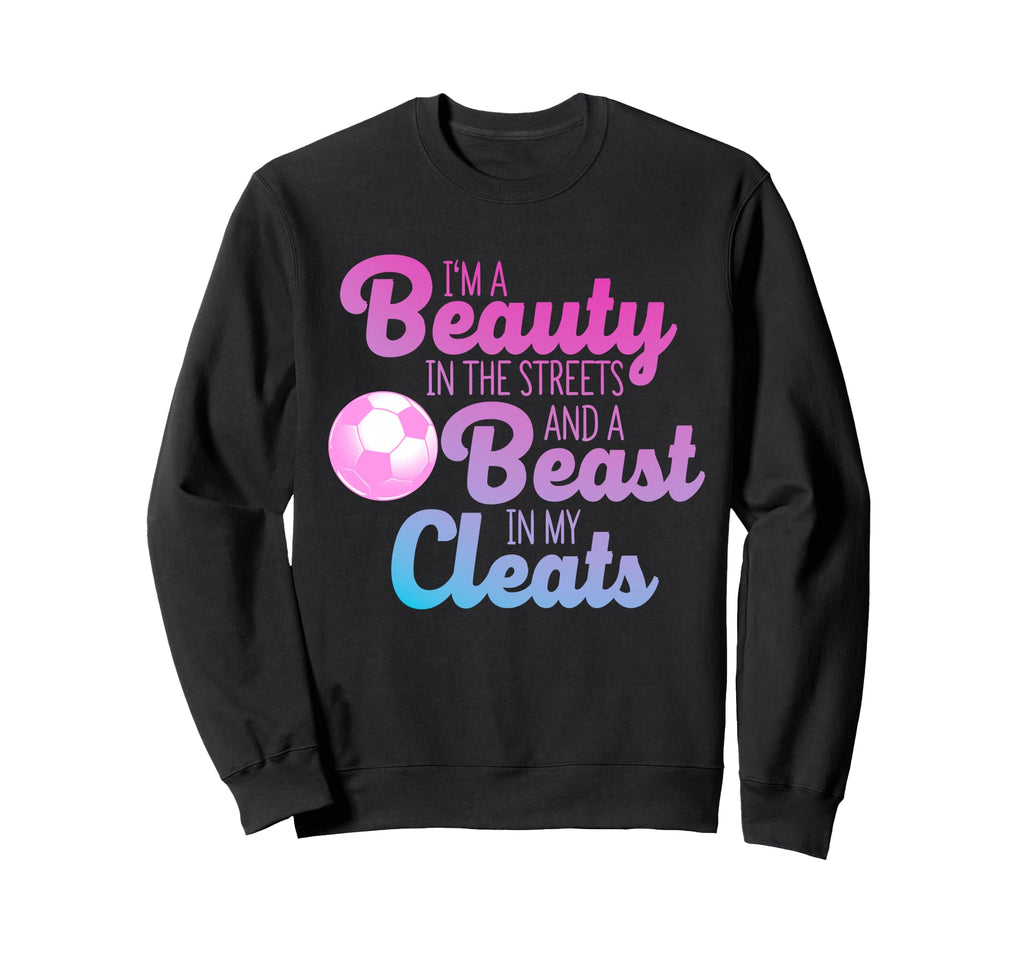 Funny Soccer Art Soccer Player Sweatshirt - Novelty Apparel Men Women