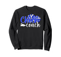 Cheer Coach Cheerleader Coach Sweatshirt - Aesthetic Graphic for Adults