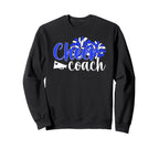 Cheer Coach Cheerleader Coach Sweatshirt - Aesthetic Graphic for Adults