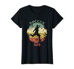 Soccer Sis Distressed Sister Soccer T-Shirt - Novelty Apparel for Adults
