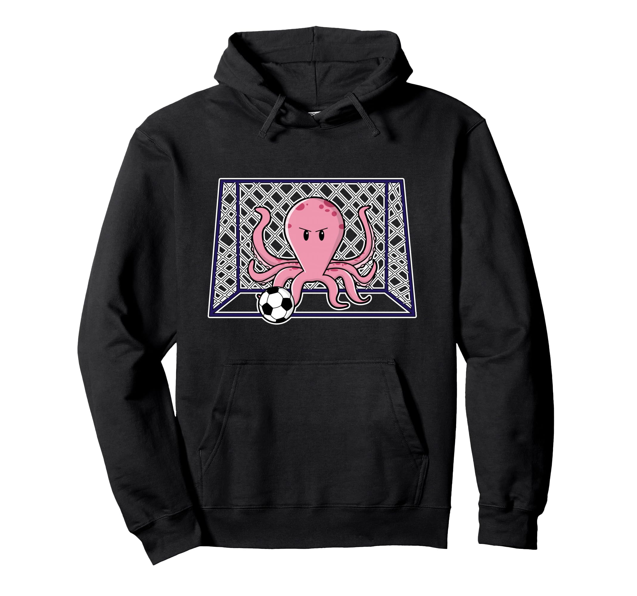 Octopus Goalkeeper Soccer Sports Hoodie - Streetwear Style Unisex