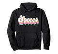 Soccer Pastel Aesthetic Teen Groovy Hoodie - Novelty Apparel Unisex