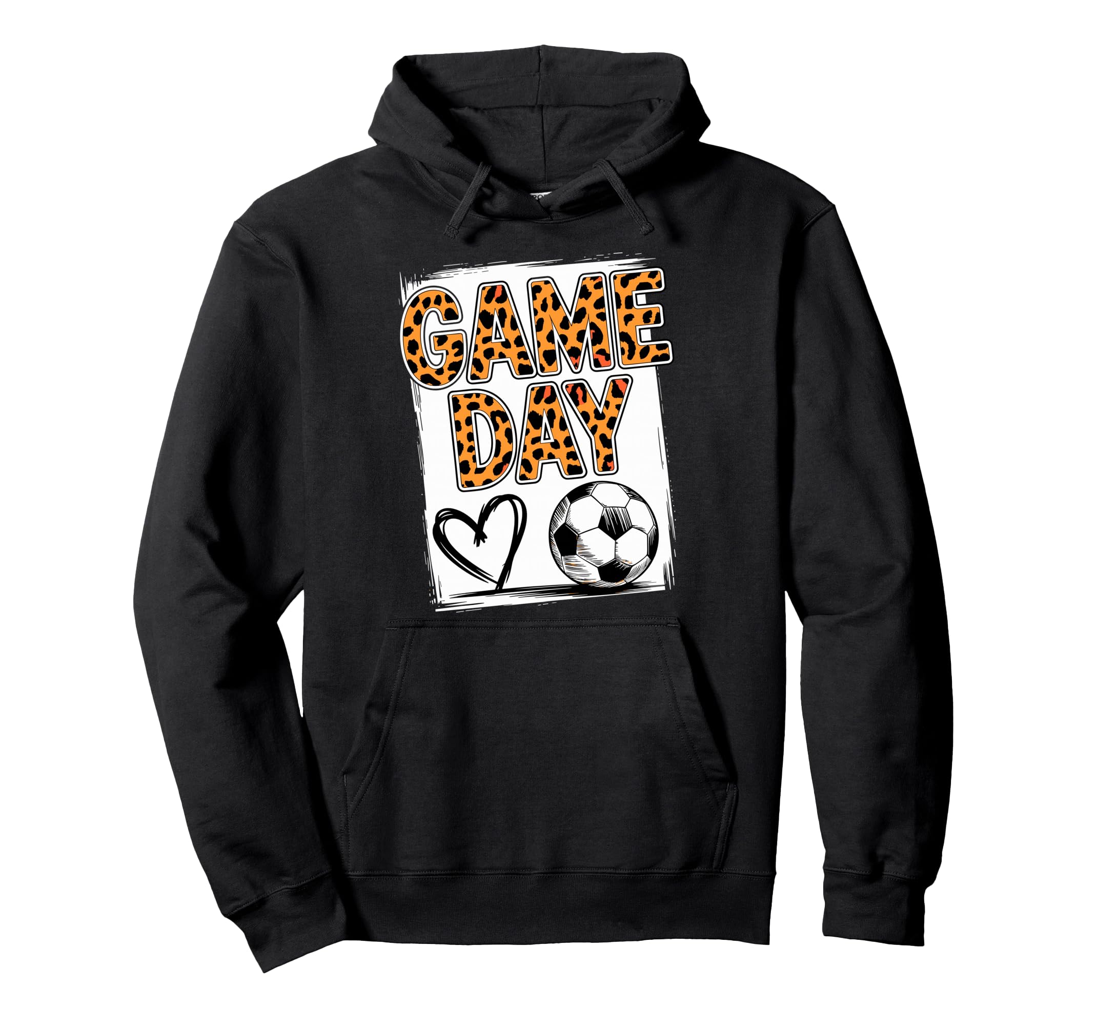 Game Day Soccer Player Fan Footbal Goalie Hoodie - Unique Graphic Unisex