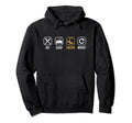 Eat Sleep Soccer Repeat Goal Keeper Hoodie - Custom Art Print for Adults