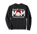 Soccer And Baseball Mom Funny Sweatshirt - Trendy Graphic for Adults