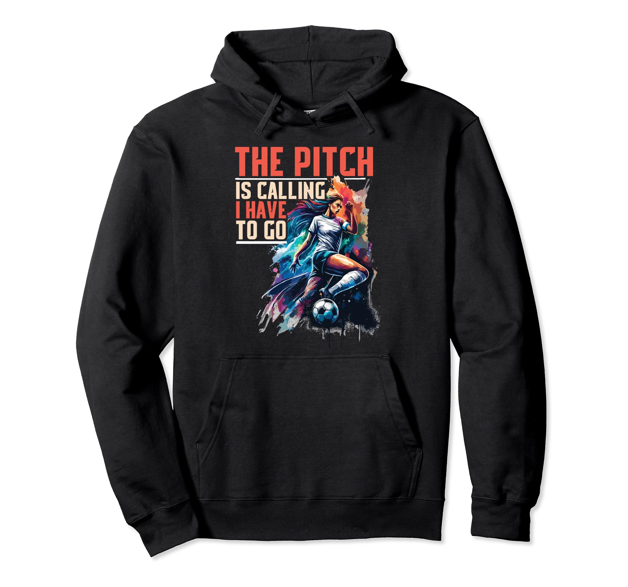 Funny Soccer Soccer Training Hoodie - Graphic Print Men Women