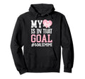 Proud Ice Hockey Goalie Mimi Hockey Hoodie - Fun Novelty Design Unisex