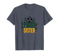 Proud Soccer Sister Sporty Family T-Shirt - Custom Art Print Unisex