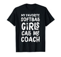 My Favorite Softball Call Me Coach Funny T-Shirt - Custom Art Print Unisex