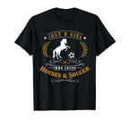 Just Who Loves Horses Soccer Sport T-Shirt - Streetwear Style Men Women