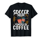 Funny Soccer Mom And Coffee T-Shirt - Minimalist Print for Adults