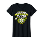 Soccer Mama Funny Proud Loud T-Shirt - Fun Novelty Design Men Women