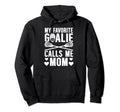 Proud Lacrosse Goalkeeper Mom Lacrosse Hoodie - Novelty Apparel for Adults