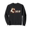Funny Pumpkin Chasing Ghosts Halloween Sweatshirt - Trendy Graphic Unisex