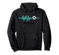 Play Soccer Heartbeat Enthusiast Hoodie - Custom Art Print Unisex