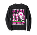 13 Year Old Birthday Soccer Themed Sweatshirt - Minimalist Print Unisex