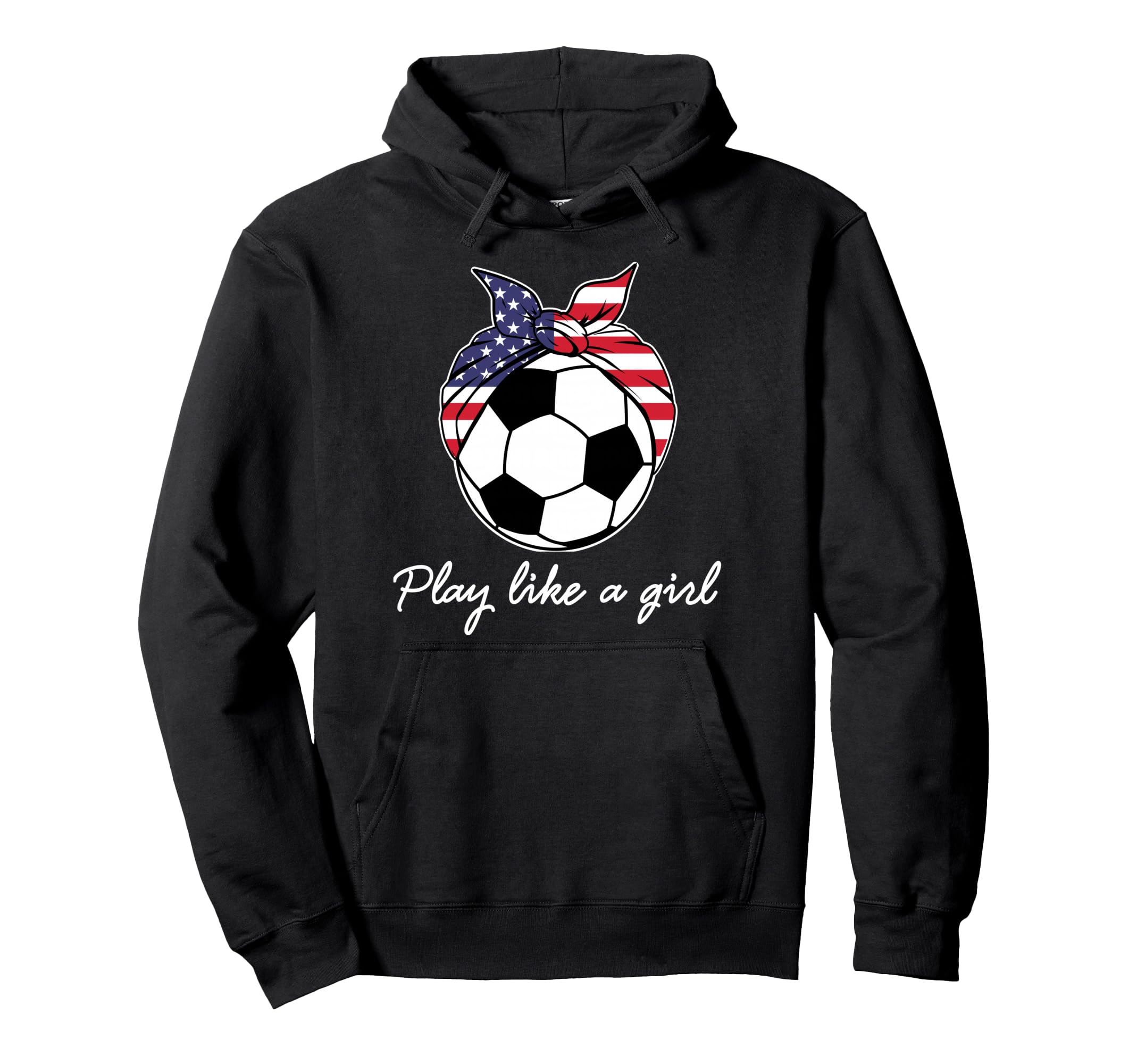 Play Like Womens Team Fan Supporter Hoodie - Graphic Print Men Women