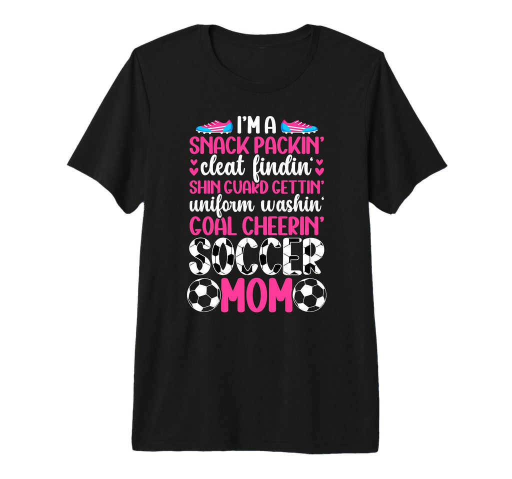 Soccer Mom Definition Mom Soccer T-Shirt - Custom Art Print for Adults