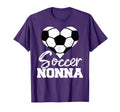 Soccer Nonna Heart Funny Heartfelt Love T-Shirt - Custom Art Print Unisex