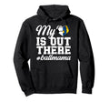 My Heart Is Out There Ball Mama Soccer Hoodie - Graphic Print Unisex