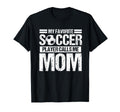 My Favorite Soccer Calls Me Mom T-Shirt - Minimalist Print for Adults