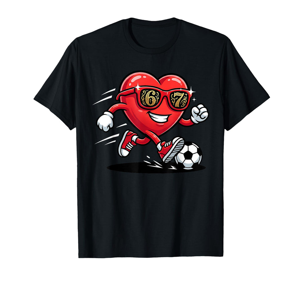Valentines Day Six Seven 67 Meme T-Shirt - Casual Everyday Wear for Adults