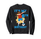 Its My 8Th Birthday Soccer Sweatshirt - Trendy Graphic Men Women