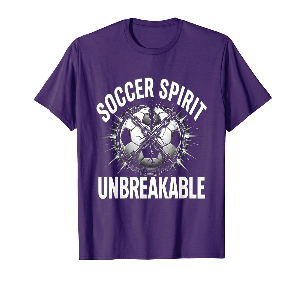 Soccer Spirit Unbreakable Bold Fan T-Shirt - Trendy Graphic Unisex