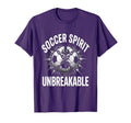 Soccer Spirit Unbreakable Bold Fan T-Shirt - Trendy Graphic Unisex