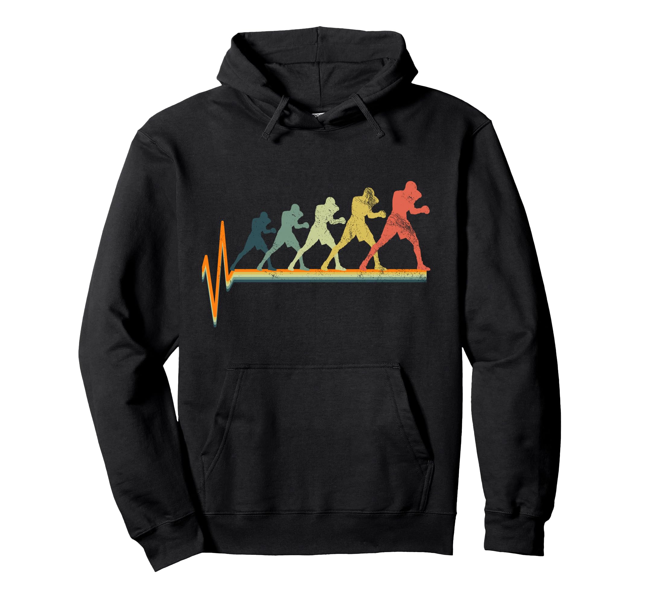 Boxing Heartbeat Boxer Gift Love Hoodie - Streetwear Style for Adults