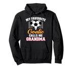 My Favorite Goalie Calls Me Grandma Hoodie - Minimalist Print Unisex