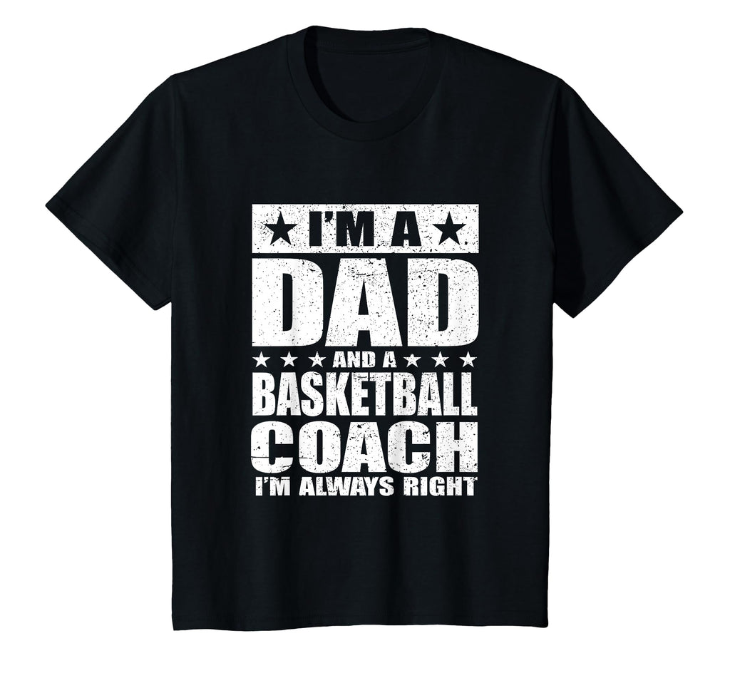 Dad Basketball Coach Coaches Fathers Day T-Shirt - Trendy Graphic Unisex