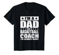 Dad Basketball Coach Coaches Fathers Day T-Shirt - Trendy Graphic Unisex