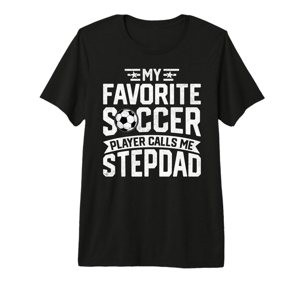 Soccer Player Call Me Stepdad T-Shirt - Minimalist Print for Adults